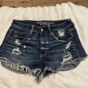 American Eagle Hi-Rise Festival Shorts